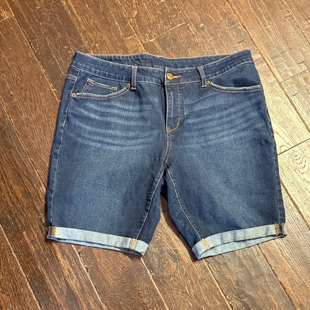Time and Tru Indigo Denim Shorts